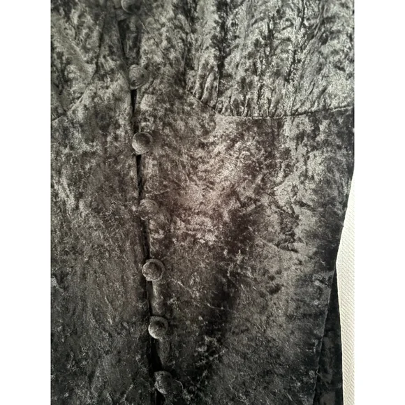 Women's Zanoni by Jalate Velvet Duster Cardigan with leggings in Black Size M - Picture 3 of 9